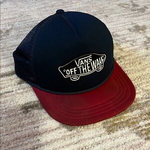 Vans Navy and Burgundy Trucker Hat